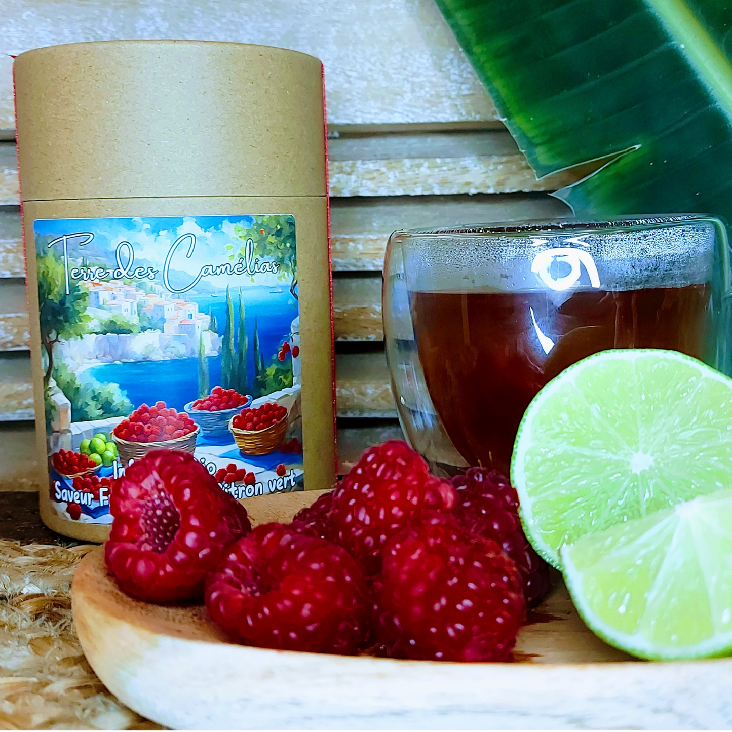 Infusion bio Framboise Citron vert