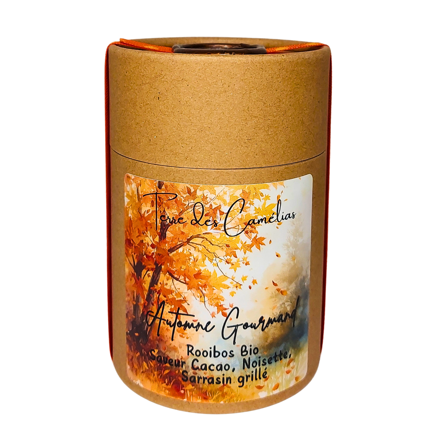 Rooibos bio Automne Gourmand - Saveur Cacao Noisette Sarrasin grillé