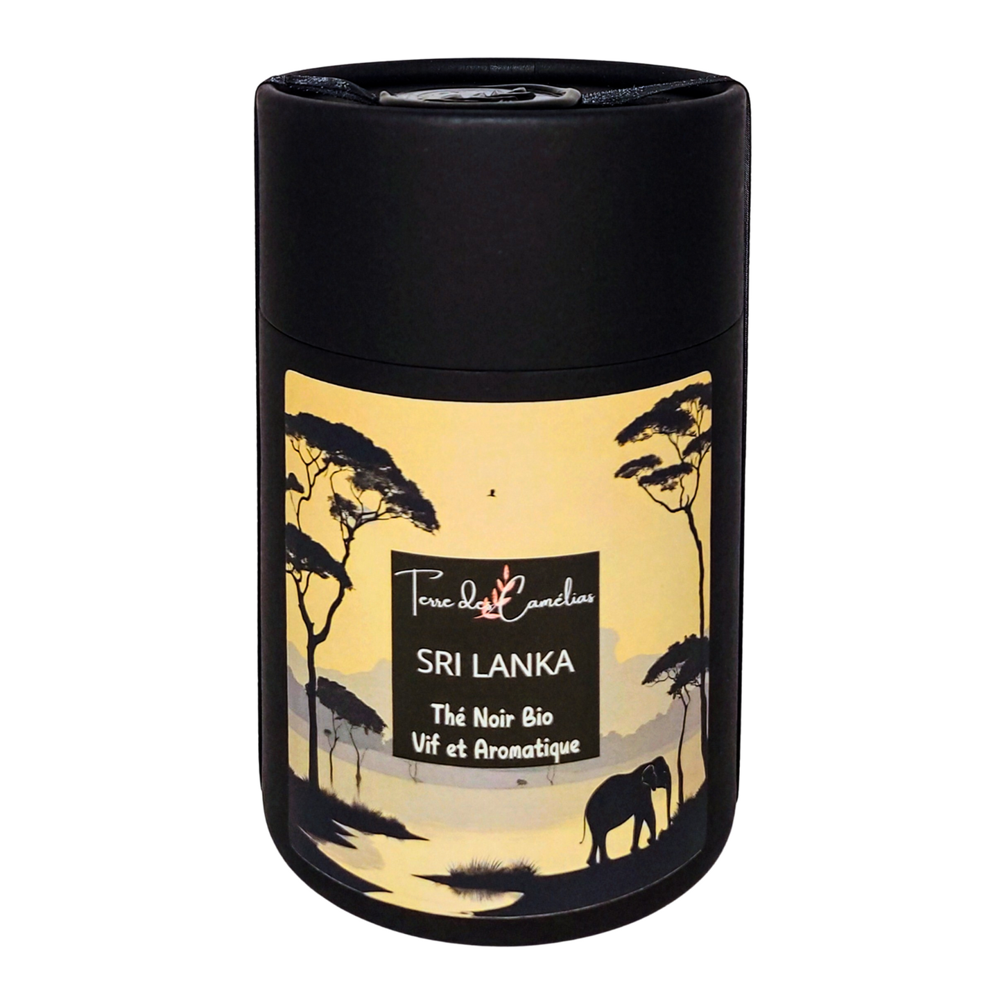 Boîte de thé noir du Sri Lanka