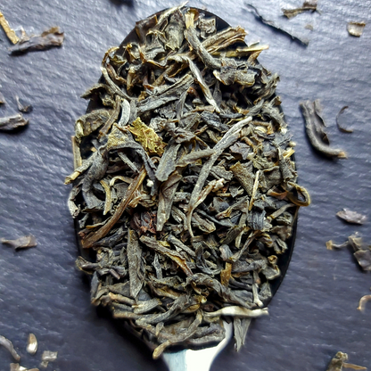 Cuillère de thé vert bio du Vietnam vrac