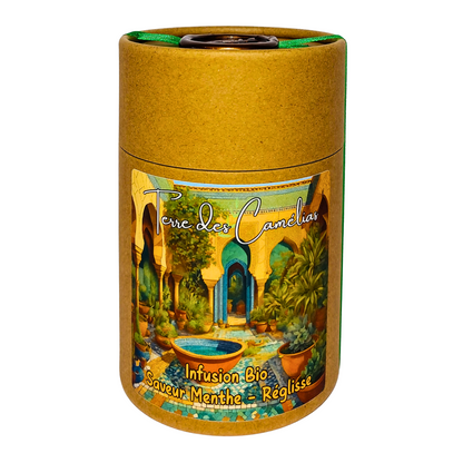 Boîte Infusion bio menthe réglisse
