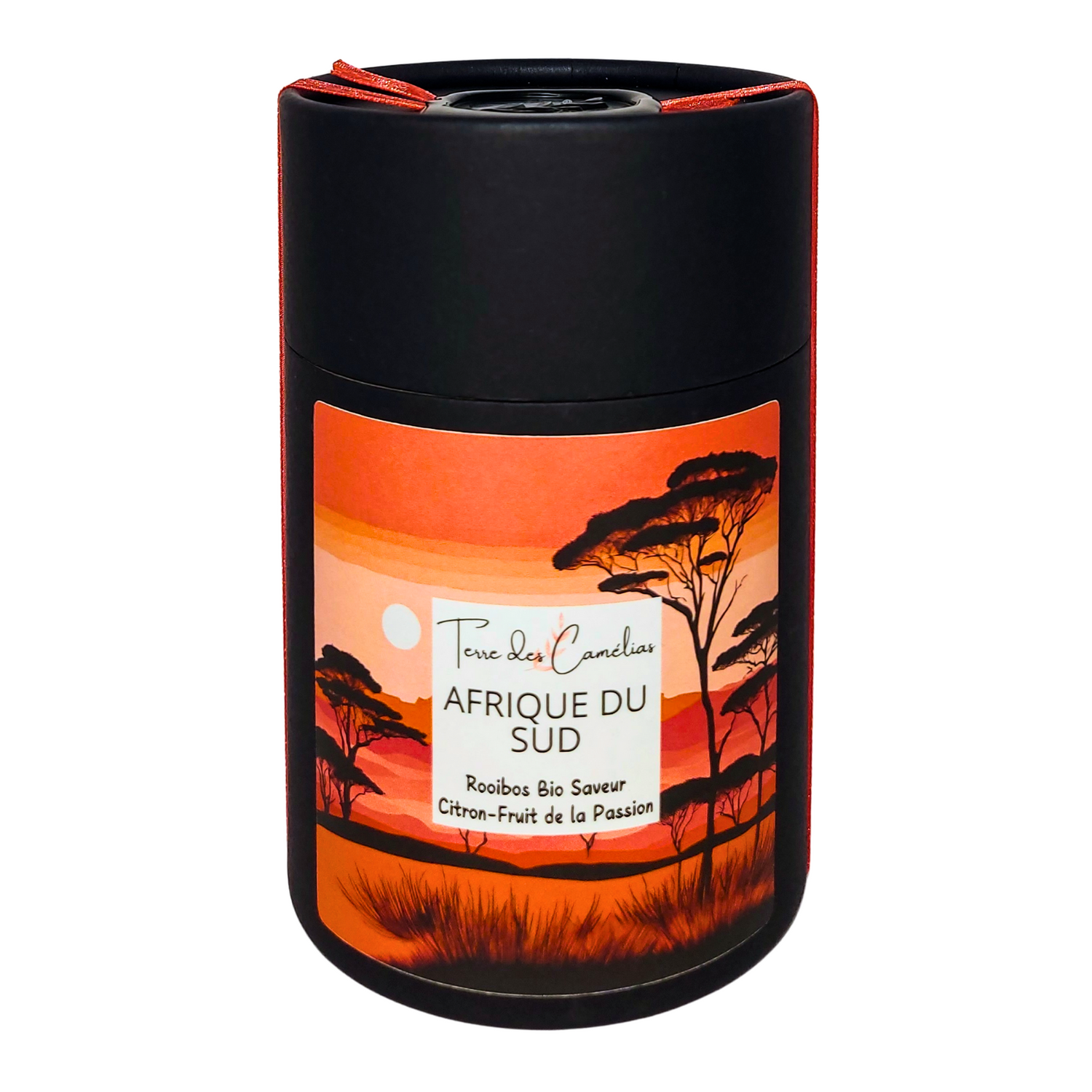 boîte rooibos en vrac saveur citron fruit de la passion